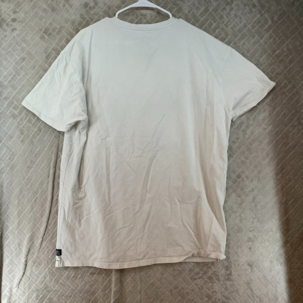 Bleecker & Mercer Mens 3X T-Shirt White Graphic Print Short Sleeve Logo - Picture 13 of 16